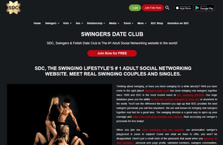 swingersdateclub main page